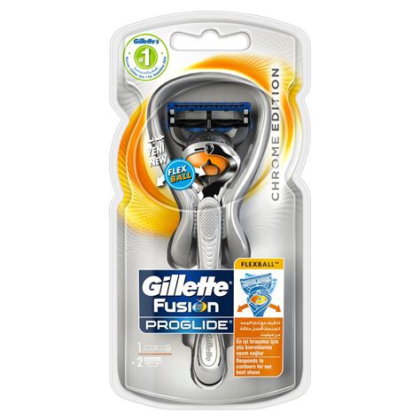 Gillette Fusion ProGlide Flexball Chrome Edition Razor Online at Best ...