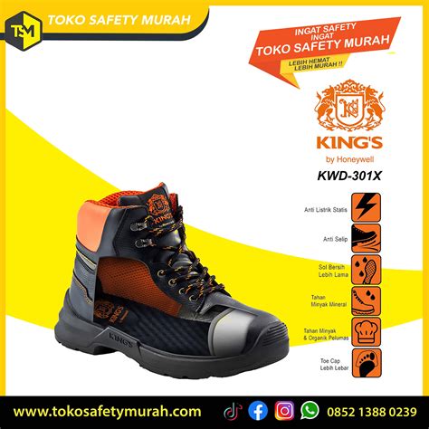 Jual Sepatu Safety Kings By Honeywell KWD 301X Original Toko Safety Murah