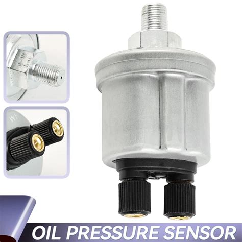 Universal 18 Npt And M10 Car Oil Pressure Sensor Gauge Sender Switch