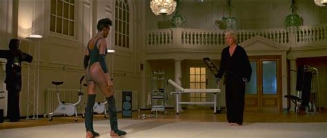 Naked Grace Jones In A View To A Kill