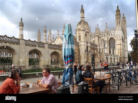 Kings Parade Cambridge Stock Photo Alamy