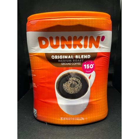 Dunkin Donuts Original Blend Ground Coffee 1 27kg 45 Oz Imported From