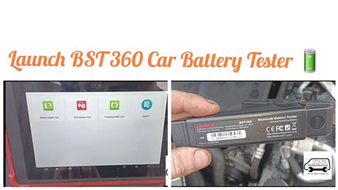 Launch BST 360 Bluetooth Battery Tester Denonstration Review - YouTube