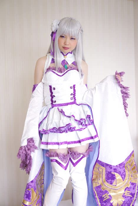 Saucy Emilia Ero Cosplay Lays Nude Sankaku Complex