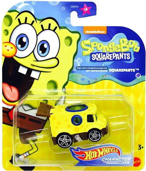 Hot Wheels Spongebob Squarepants Character Cars Spongebob Squarepants