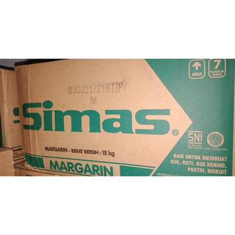 Jual Margarine Simas 1 Dus 15 Kg Shopee Indonesia