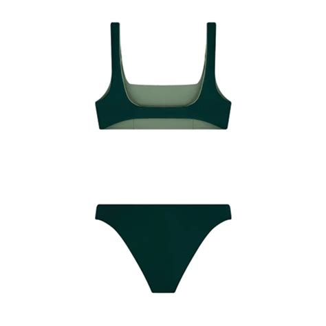 Shikoo Swimwear Green Aranya Bikini Hipicon