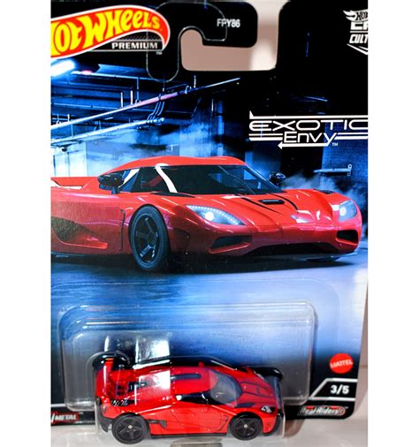 Hot Wheels Premium Exotic Envy Koenigsegg Agera R