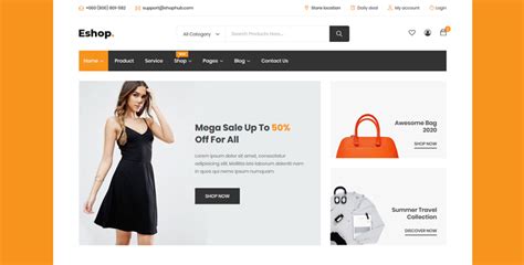 Eshop Ecommerc Html5 Template Gridgum