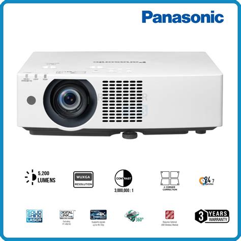 Panasonic PT VMW51 WXGA LCD Laser Projector