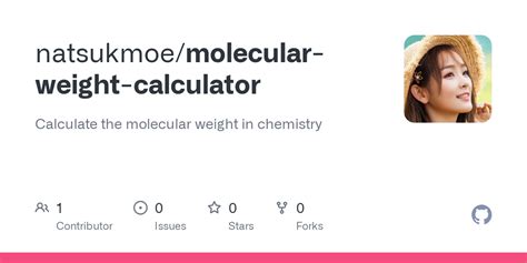 GitHub - natsukmoe/molecular-weight-calculator: Calculate the molecular