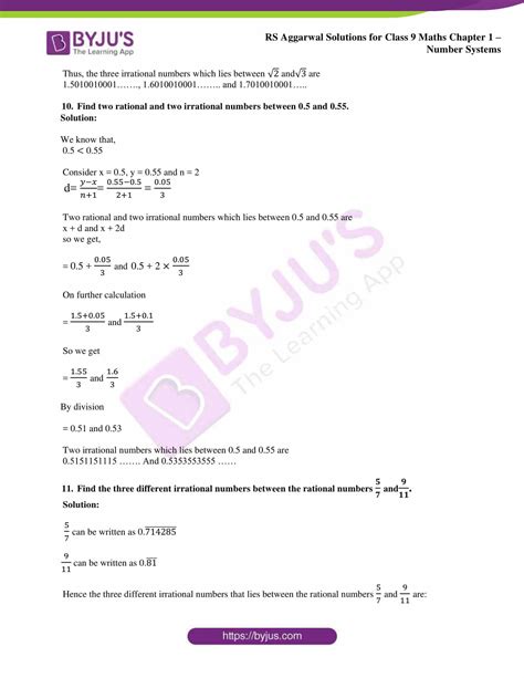 RS Aggarwal Solutions For Class 9 Exercise 1C Chapter 1 Number Systems