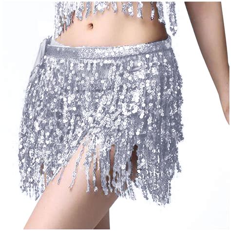 Boho Sequin Tassel Hip Scarf Multilayer Belly Dance Belt Dance