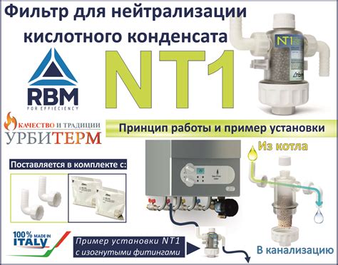 Фильтр кислотный нейтрализатор RBM NT1 для системы отопления - Урбитерм ...