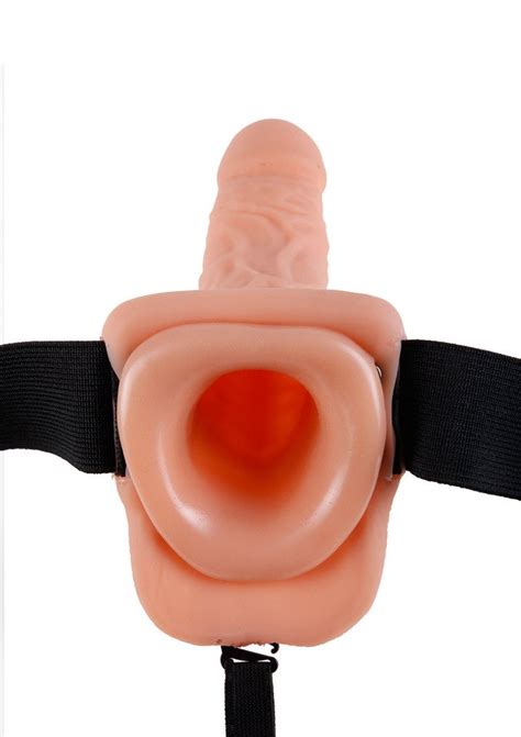 Elowa Proteza Penisa Z Wibracj Dla Pan W Fetish Vibrating Hollow