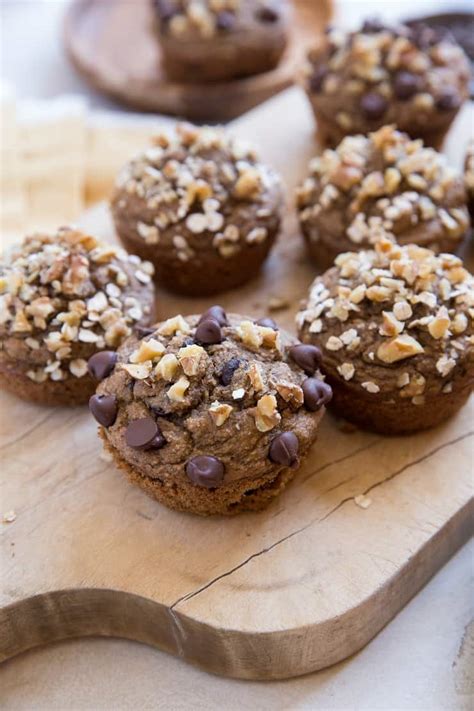 Flourless Oatmeal Banana Nut Muffins The Roasted Root