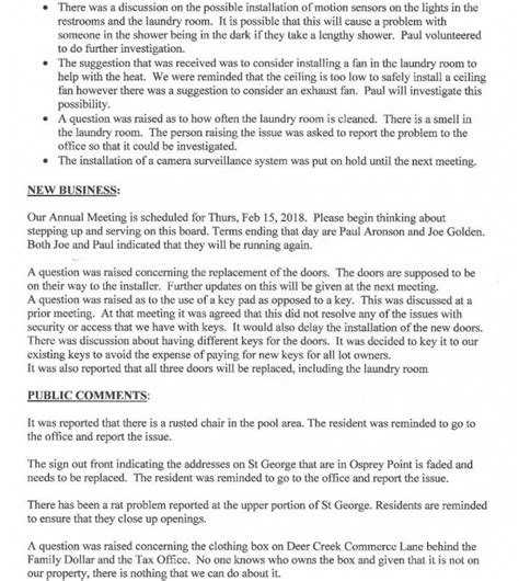 Editable Hoa Annual Meeting Notice Template Pdf Example Tacitproject