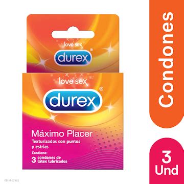 Condón DUREX Preservativo Love Sex Máximo Placer x und