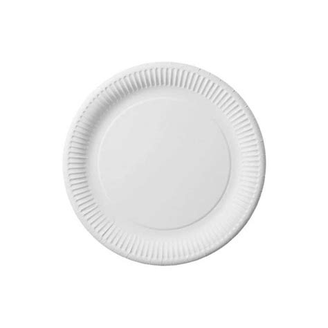 Тарелка одноразовая бумажная 150мм, белая (100 шт) купить в Беларуси ...