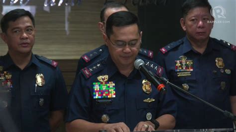 All Pnp Key Officials Placed On Probation All Promotions On Hold Youtube