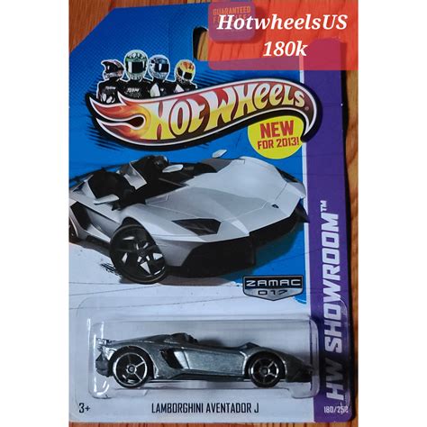 Xe Mô Hình Hot Wheels Lamborghini Aventador J Shopee Việt Nam