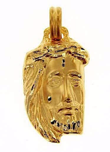 Holy Face Of Jesus With Crown Of Thorns Ecce Homo Medal Pendant Gr 6