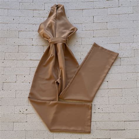 Macac O Alfaiataria Detalhe Gola E Amarra O Nude Dondoca Moda Feminina