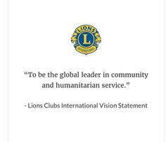 9 Lions Club Mission and Vision ideas | lions clubs international ...