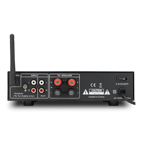 Dynavox Stereo Kompakt-Verstärker VP-40 mit Phono-Eingang und BT, Farbe ...