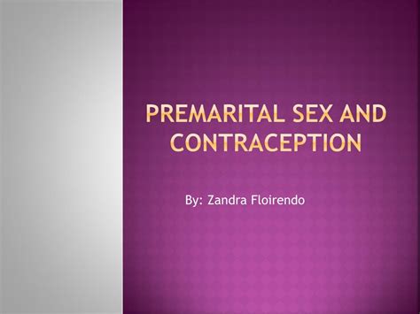 PPT Premarital Sex And Contraception PowerPoint Presentation Free