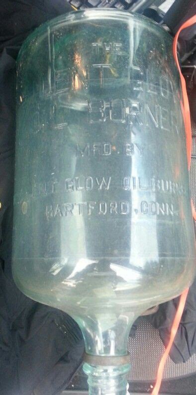 Silent Glow Oil Burner Oil Jug Circa 1930 Mason Jar Lamp Jar Lamp Novelty Lamp