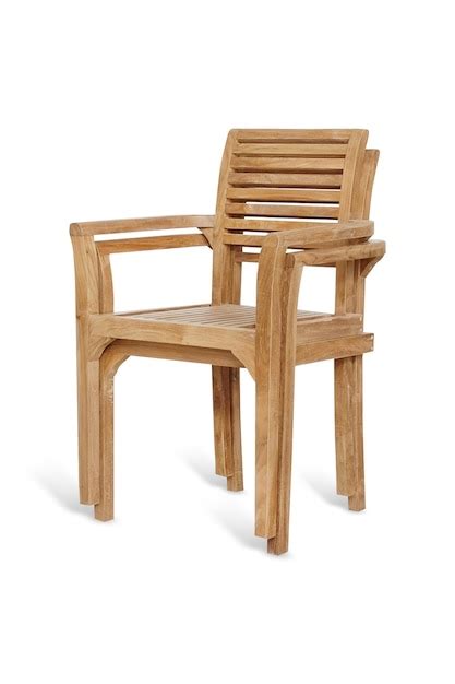 Premium Photo Teak Garden Chairs