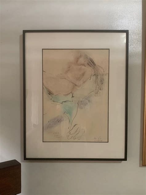 Gig De Pio Nude Painting On Paper Furniture Home Living Home Decor Frames Pictures On