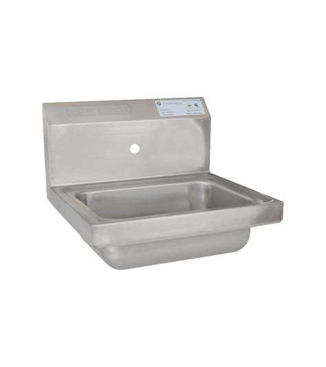 Hand Sink With 2 Holes 4 Centered Commercial Sink Thorinox Toronto