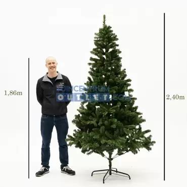 Kunstkerstboom Imperial Pine 240 Cm Hoog Groen Everlands Tuincentrum