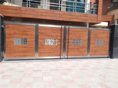 Jindal 304grade Swing Stylish Stainless Steel Gates For Residential At