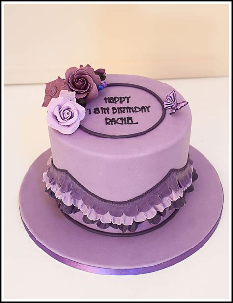 Purple 18Th Birthday - CakeCentral.com