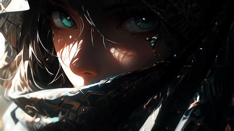 Anime Wallpaper 4K - Mistery Girl Eyes