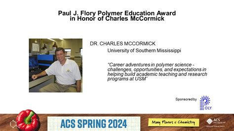 Paul J. Flory Award for Polymer Education – Division of Polymer