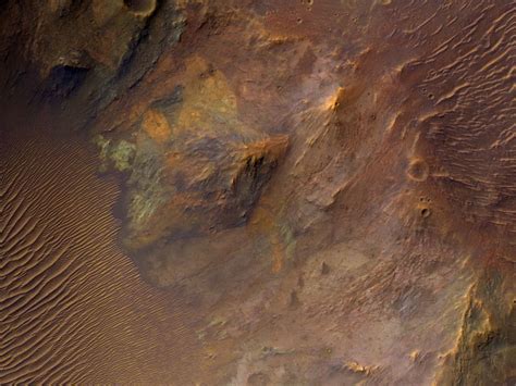 La Spettacolare Vista Del Paesaggio Marziano Dall Alto