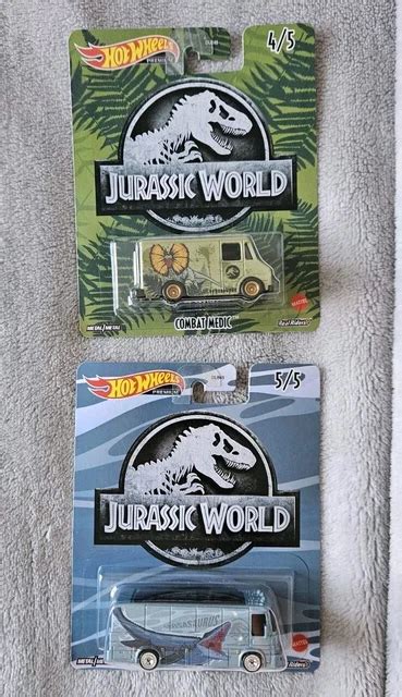 Hot Wheels Premium Jurassic World Combat Medic Hw Tour Bus Free Uk
