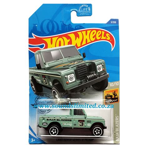 Hot Wheels Land Rover Series III Pickup HW Hot Trucks 3 FYF07 Sounds