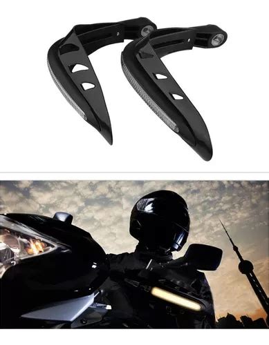 Cubre Pu Os Moto Hand Guards Universal Luz Led Motocicleta Meses Sin