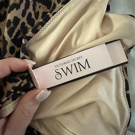 Victoria Secret Leopard Print Bikini Topsize XL Depop