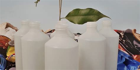 500ml Cylindrical HDPE Bottle With 30 PCR Added In Natural