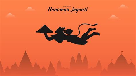 flying hanuman vector art icons  graphics
