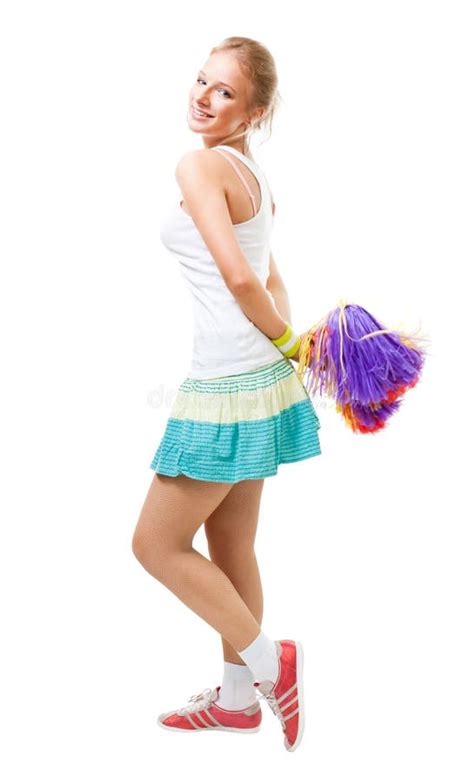 Cheer Leader Cheering Stock Photo Image Of Females Beauty