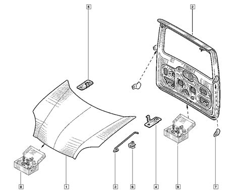 Renault Bonnet Stay Clip 7703179077 - Renault Parts Direct