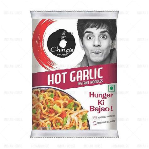 Chings Hot Garlic Noodles Gm Chings Makaron Ostry Czosnek Gm