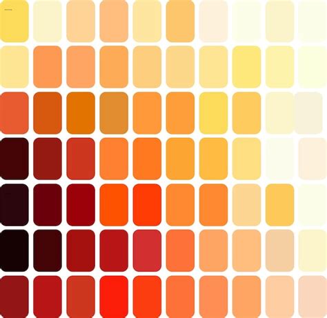 Premium Vector | Colorful palette orange color orange color palette ...